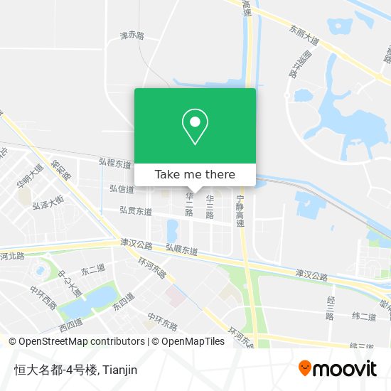 恒大名都-4号楼 map