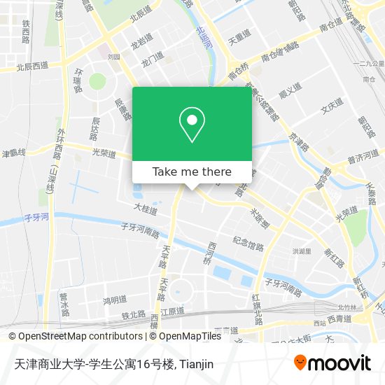 天津商业大学-学生公寓16号楼 map