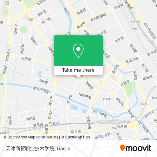 天津商贸职业技术学院 map