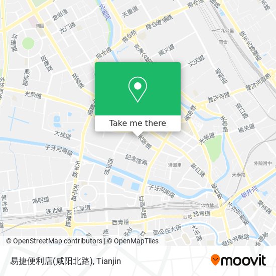 易捷便利店(咸阳北路) map