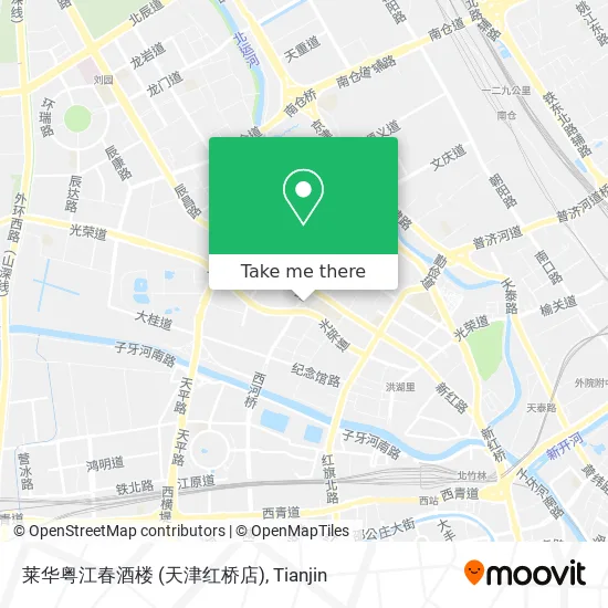 莱华粤江春酒楼 (天津红桥店) map