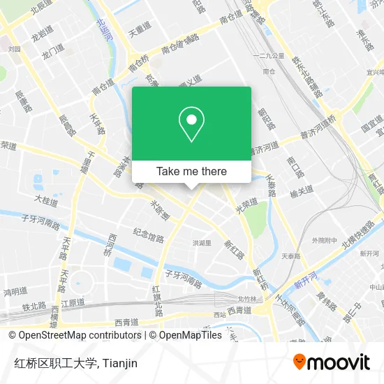 红桥区职工大学 map