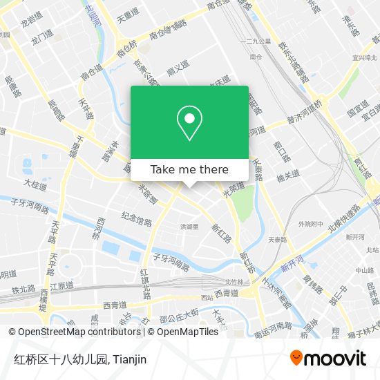 红桥区十八幼儿园 map