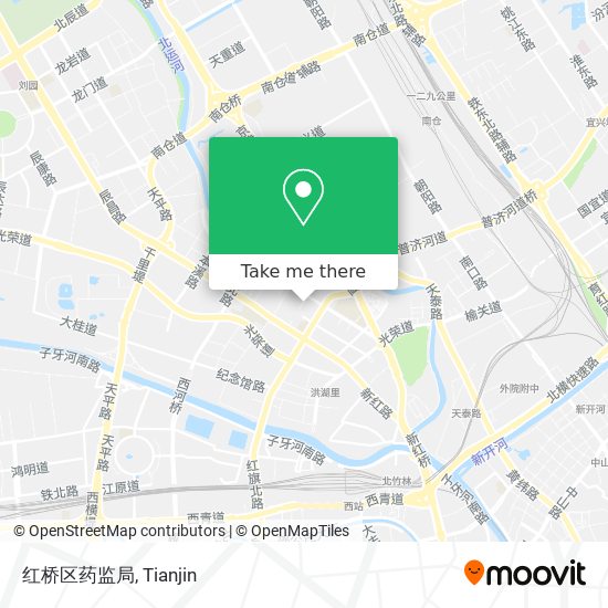 红桥区药监局 map