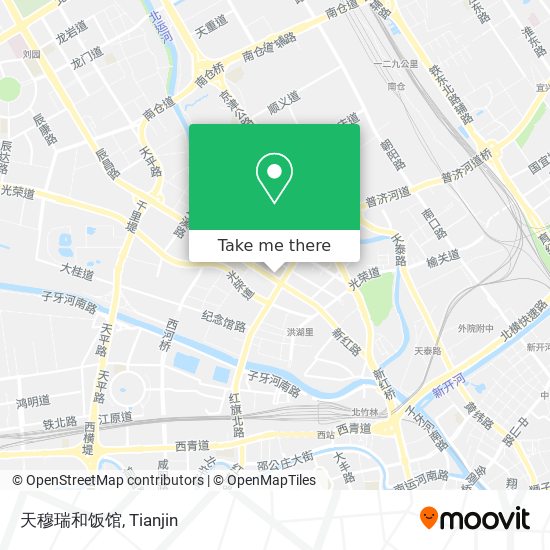 天穆瑞和饭馆 map