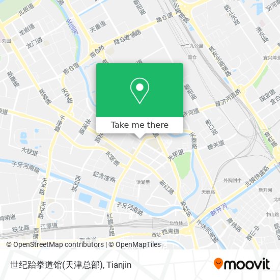 世纪跆拳道馆(天津总部) map