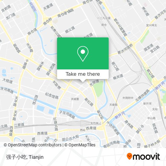 强子小吃 map