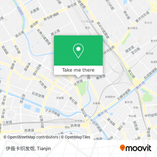 伊薇卡织发馆 map