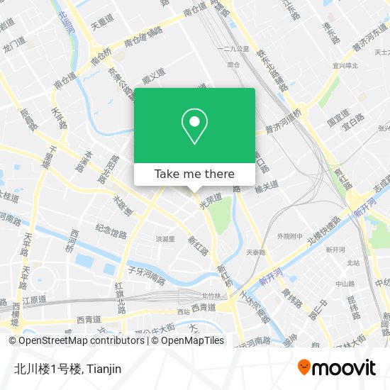 北川楼1号楼 map