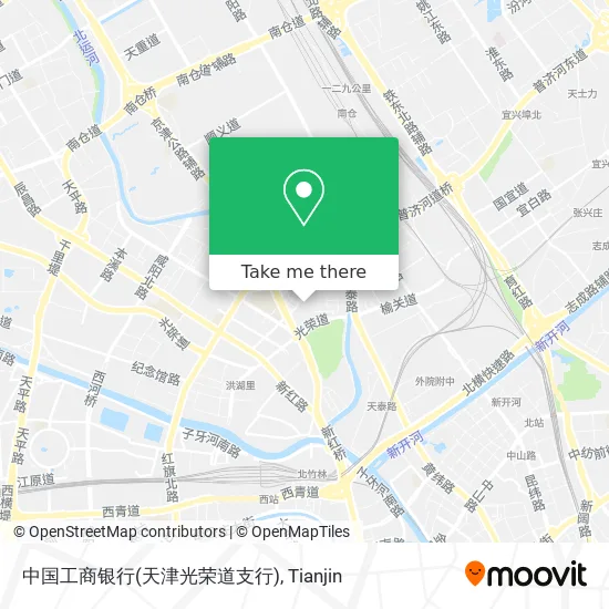 中国工商银行(天津光荣道支行) map