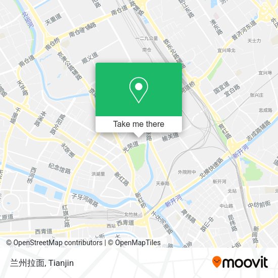 兰州拉面 map