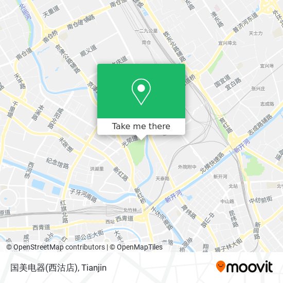 国美电器(西沽店) map