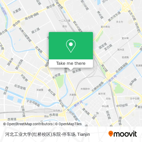 河北工业大学(红桥校区)东院-停车场 map