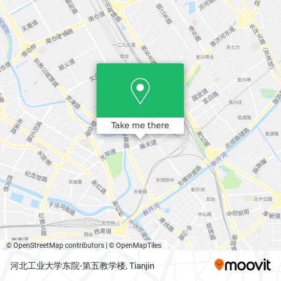 河北工业大学东院-第五教学楼 map