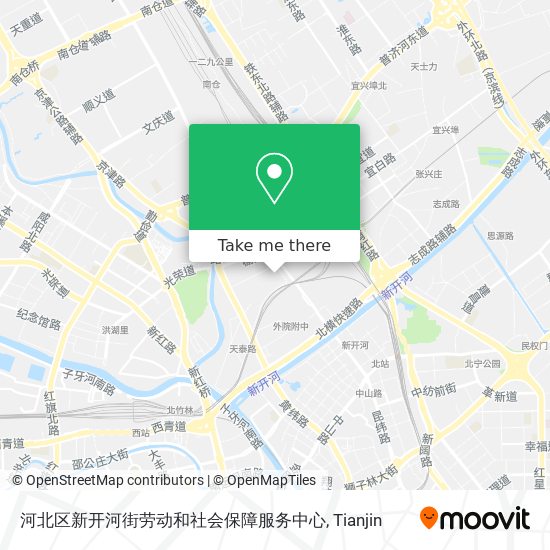 河北区新开河街劳动和社会保障服务中心 map