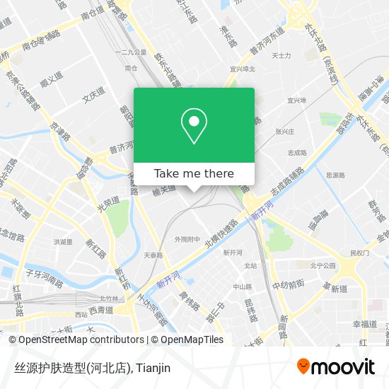 丝源护肤造型(河北店) map