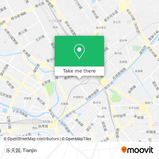 乐天园 map