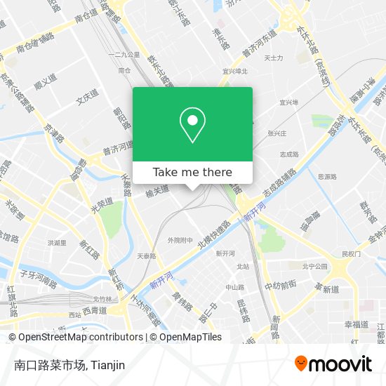 南口路菜市场 map