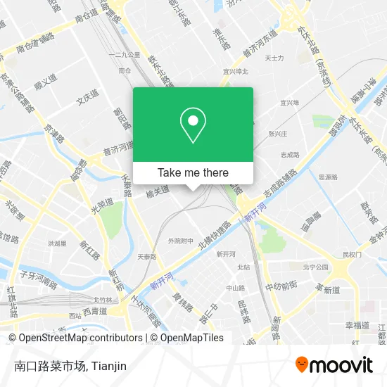 南口路菜市场 map