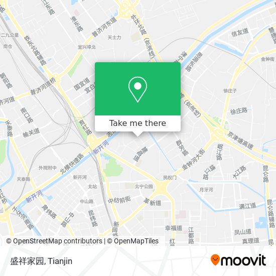 盛祥家园 map