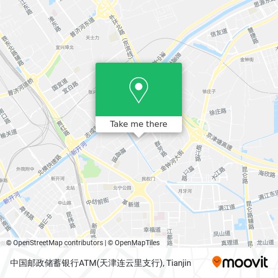 中国邮政储蓄银行ATM(天津连云里支行) map