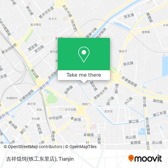 吉祥馄饨(铁工东里店) map