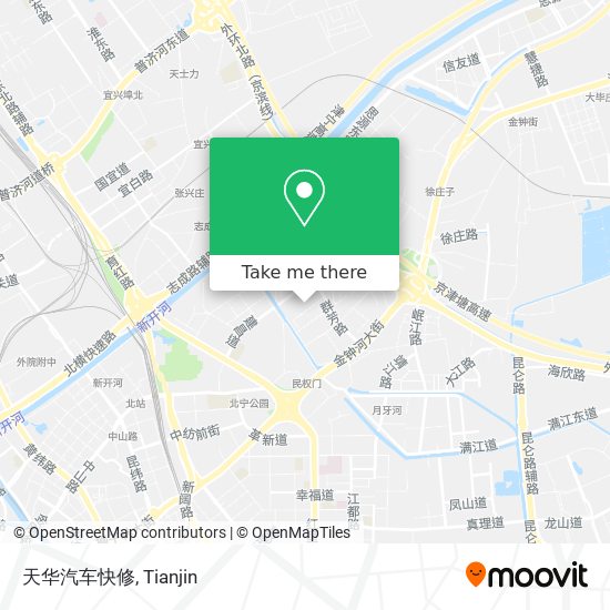 天华汽车快修 map