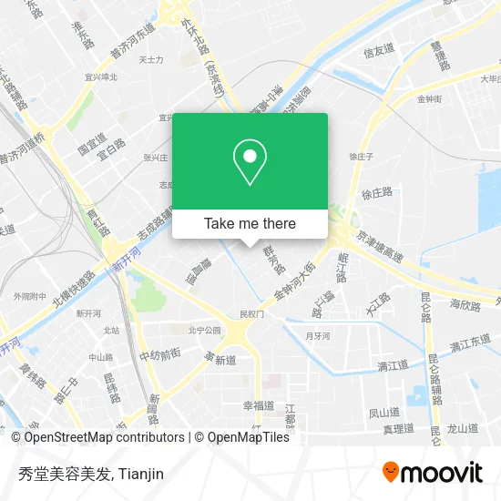 秀堂美容美发 map