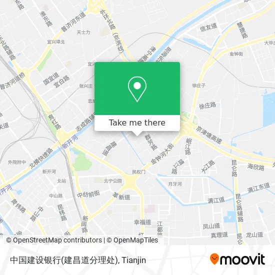 中国建设银行(建昌道分理处) map