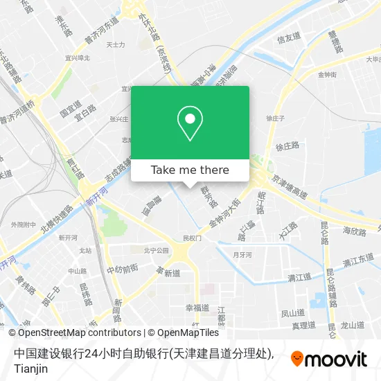 中国建设银行24小时自助银行(天津建昌道分理处) map