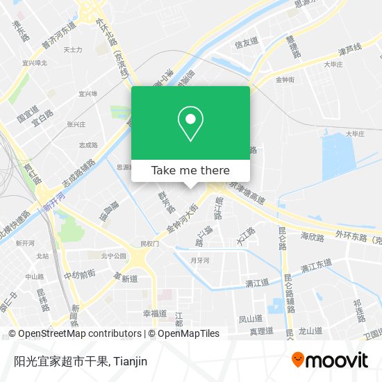 阳光宜家超市干果 map