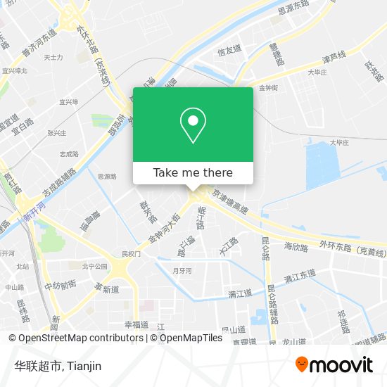 华联超市 map