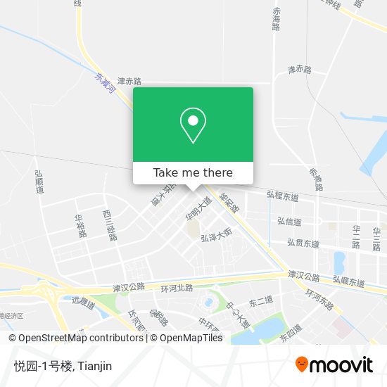 悦园-1号楼 map