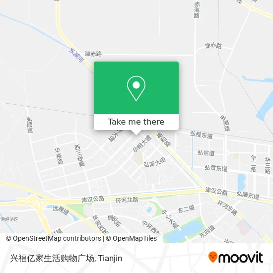 兴福亿家生活购物广场 map