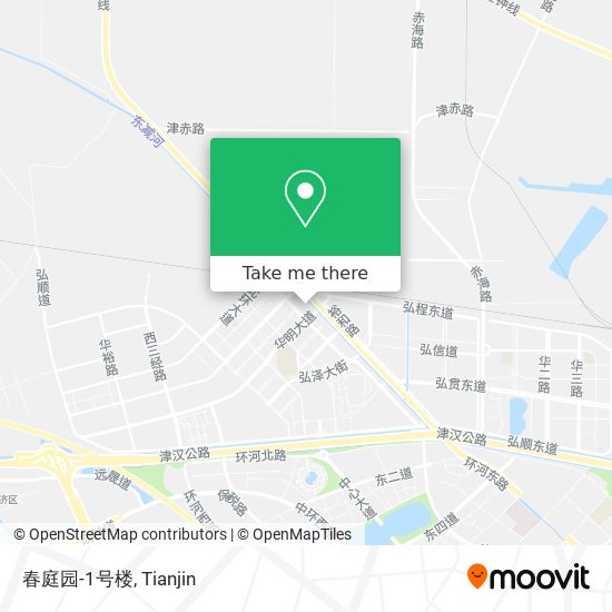 春庭园-1号楼 map