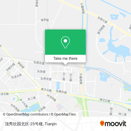 顶秀欣园北区-25号楼 map