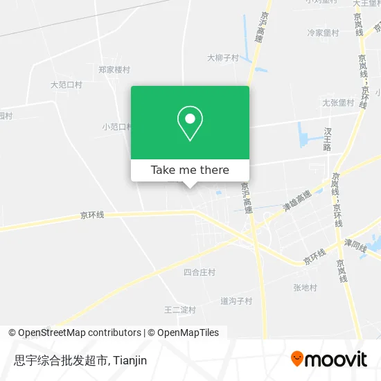 思宇综合批发超市 map