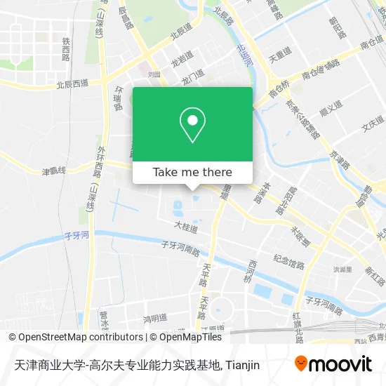 天津商业大学-高尔夫专业能力实践基地 map