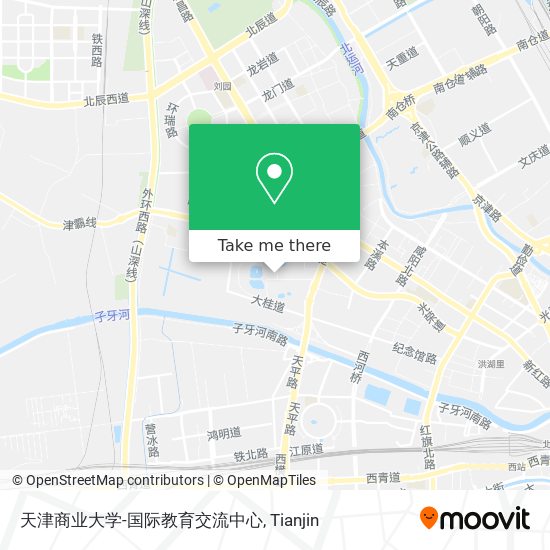 天津商业大学-国际教育交流中心 map