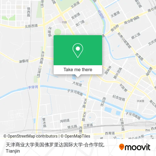 天津商业大学美国佛罗里达国际大学-合作学院 map