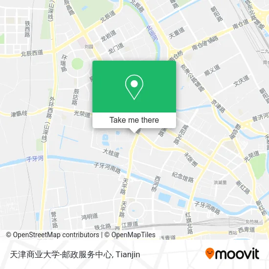天津商业大学-邮政服务中心 map
