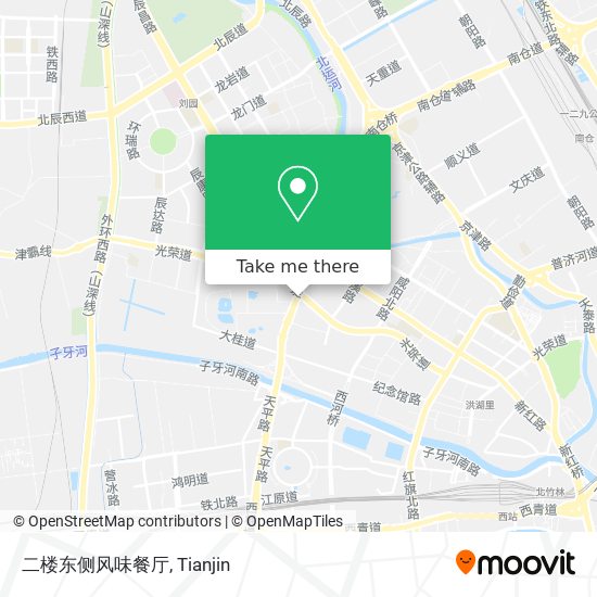 二楼东侧风味餐厅 map