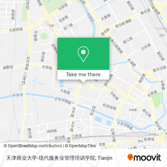 天津商业大学-现代服务业管理培训学院 map