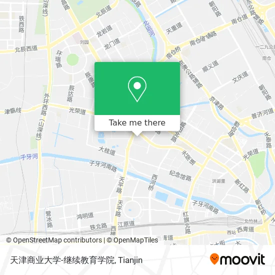 天津商业大学-继续教育学院 map
