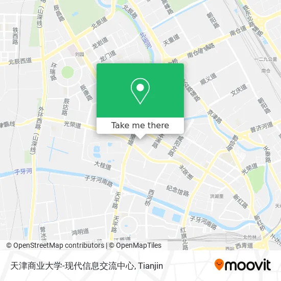 天津商业大学-现代信息交流中心 map