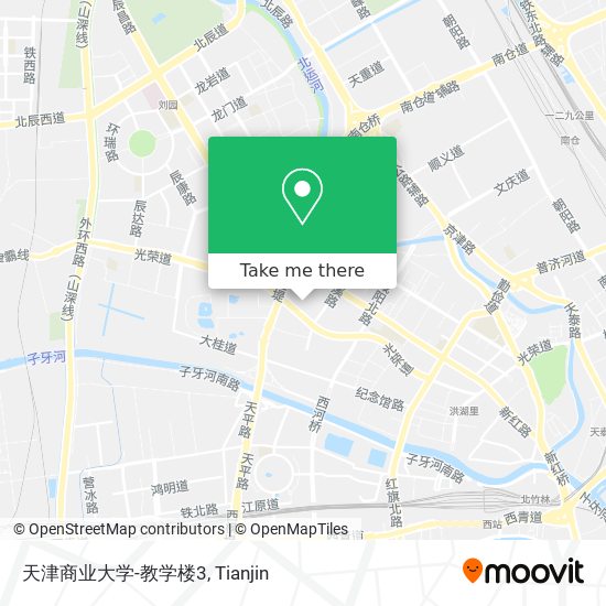 天津商业大学-教学楼3 map