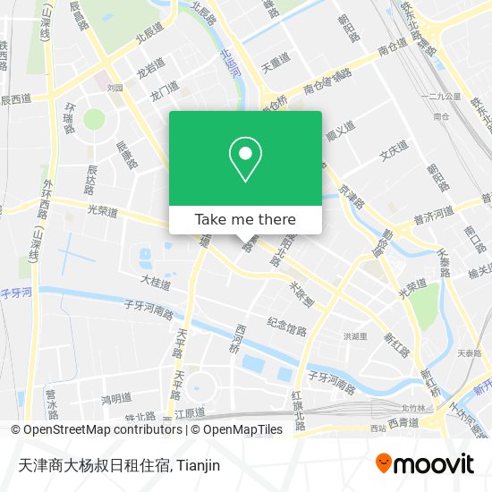 天津商大杨叔日租住宿 map
