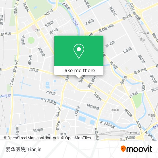 爱华医院 map