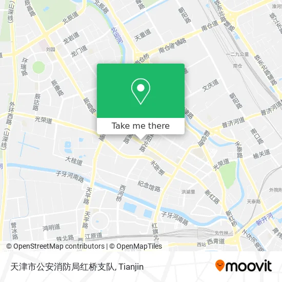 天津市公安消防局红桥支队 map