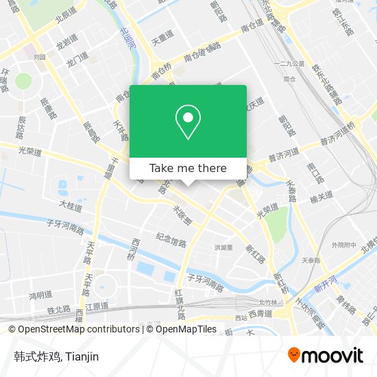 韩式炸鸡 map